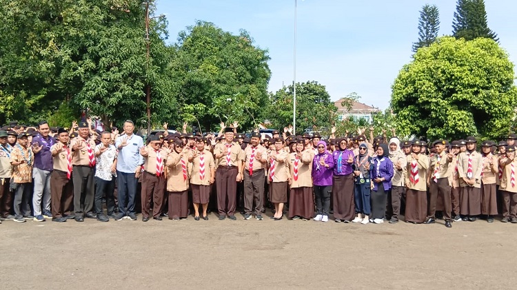 Kampus ISTN menggelar lomba Lomba Kreativitas Penegak Pramuka se-Jakarta Selatan, di Kampus ISTN, Jalan Moch Kahfi II, Jakarta Selatan, Minggu (26/10/2025). (Foto: Robby Kurniawan/Aktual Tangerang)