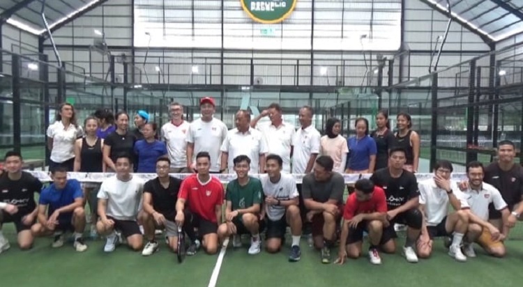 Untuk pertama kalinya, Timnas Padel Indonesia tampil di ajang internasional FIP Asia Padel Cup 2025 di Doha, Qatar. (Foto: Robby Kurniawan/Aktual Tangerang)