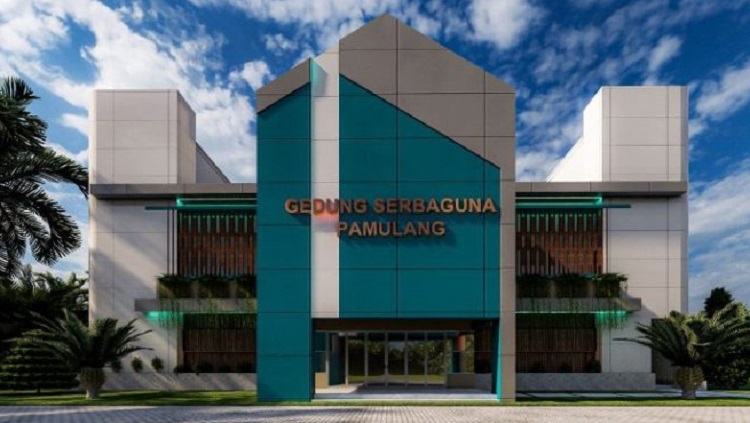 Pembangunan GSG Pamulang mencapai 80 persen. Pemkot Tangsel menargetkan penyelesaian akhir 2025 dengan fasilitas serbaguna untuk masyarakat. (Foto: Istimewa)