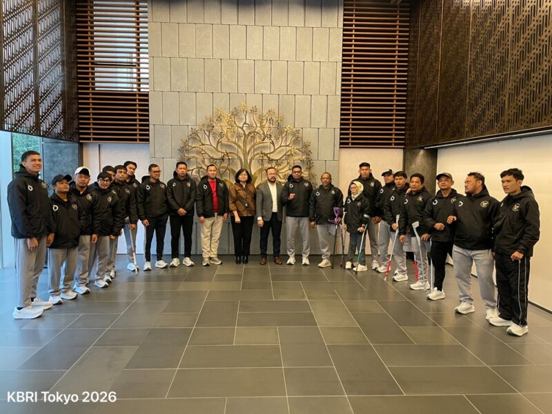 KBRI Tokyo memastikan dukungan penuh Timnas Sepak Bola Amputasi Indonesia jelang ICC 2026 Tokyo. (Foto: Dok PSSI)