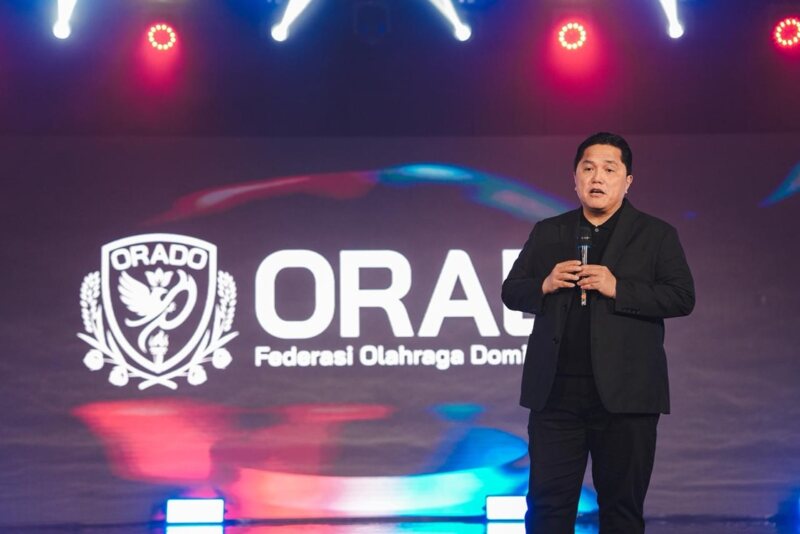 Menteri Pemuda dan Olahraga (Menpora) Erick Thohir menghadiri Deklarasi dan Rakernas I ORADO periode 2026–2030 di Jakarta. (Foto: Dok Kemenpora)