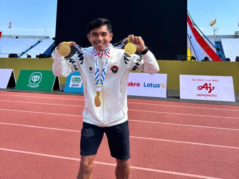 Ferry Pradana bersyukur terima bonus usai raih tiga emas ASEAN Para Games 2025 Thailand. Bonus jadi motivasi dan investasi masa depan.( Foto : Istimewa )
