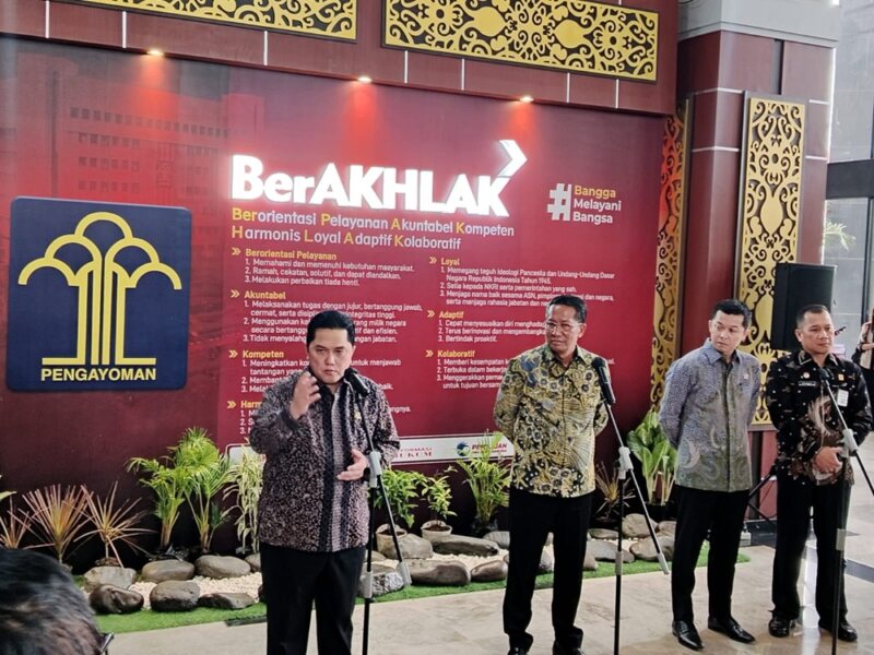 Menpora Erick Thohir merampingkan 191 Permenpora menjadi empat regulasi utama untuk meningkatkan efektivitas kebijakan olahraga nasional. (Foto: Istimewa)