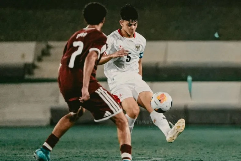 Timnas U17 Indonesia tumbang 0-2 dari Qatar di Piala Asia U17 2026. Kegagalan penalti Mathew Baker jadi sorotan. (Foto: Dok PSSI)