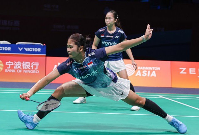 Timnas Indonesia kalah 1-3 dari Korea Selatan di semifinal Uber Cup 2026. Dengan begitu Indonesia gagal melaju ke final. (Foto: Dok PBSI)