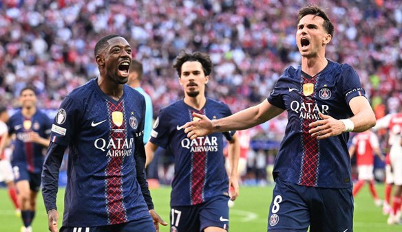 PSG mempertahankan gelar Liga Champions 2026 setelah mengalahkan Arsenal lewat adu penalti 4-3 usai bermain imbang 1-1 selama 120 menit. (Foto: Reuters)