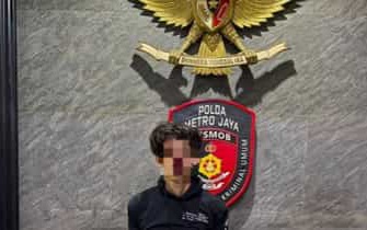 Pelaku pembunuhan driver ojol di Kosambi, Kabupaten Tangerang ditangkap polisi. Tersangka membawa kabur motor Honda PCX dan ponsel korban. (Foto: ANTARA)
