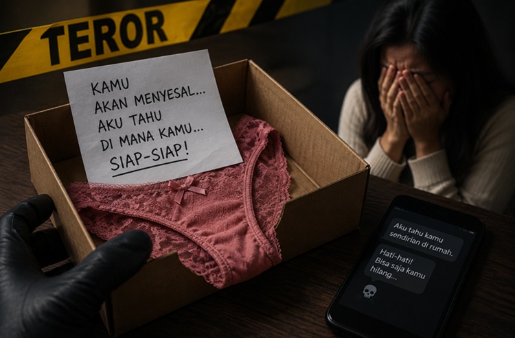 Kasus dugaan teror menghebohkan warga Perumahan Bumi Ciruas Permai (BCP) 2, Kabupaten Serang. Kasus ini telah dilaporkan ke polisi. (Foto: Chatgpt/Aktual Tangerang/Ilustrasi)