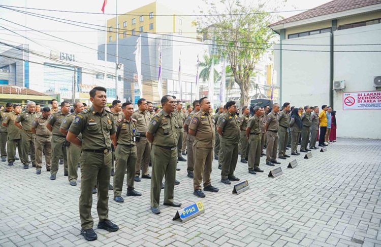 DPRD Kota Tangerang mengusulkan Satpol PP diberi kewenangan menyegel bangunan tanpa izin melalui perubahan Perda Trantibumlinmas. (Foto: Dok Pemkot Tangerang)